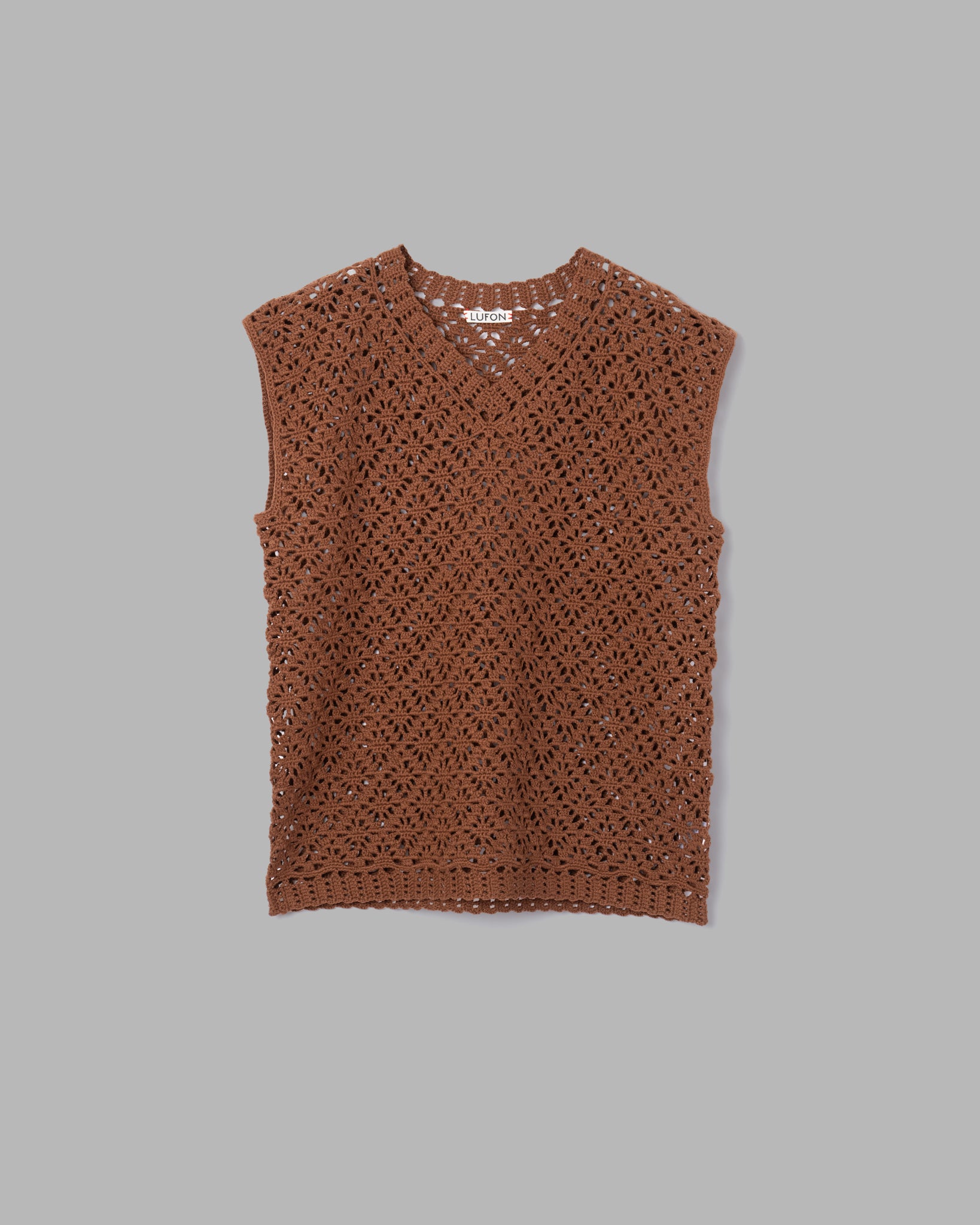 【2/1までの出品】hand knit vestこちらの値段で2月1日まで