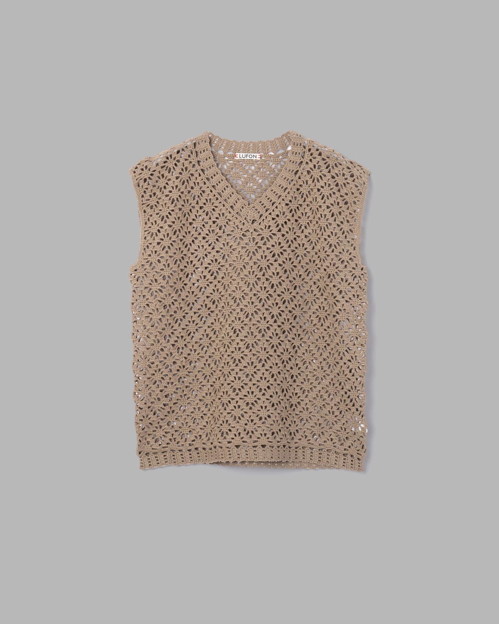 販売特価 Hand crochet MUSUBI vest - トップス