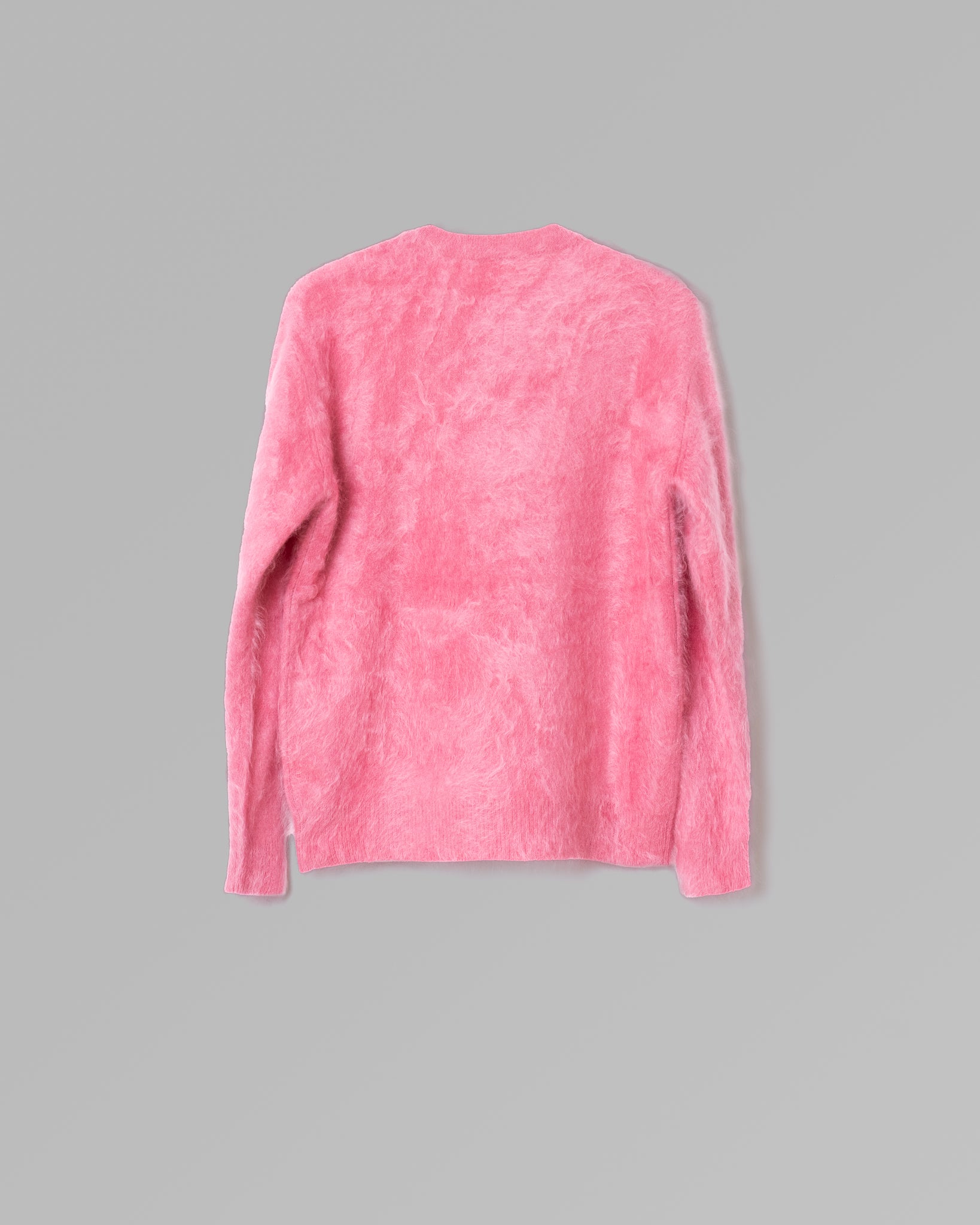 Fur Cashmere Crewneck Knit -Pink